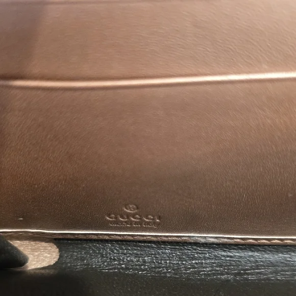 Gucci Beige and Brown GG Canvas Wallet With Tags - Picture 11 of 13